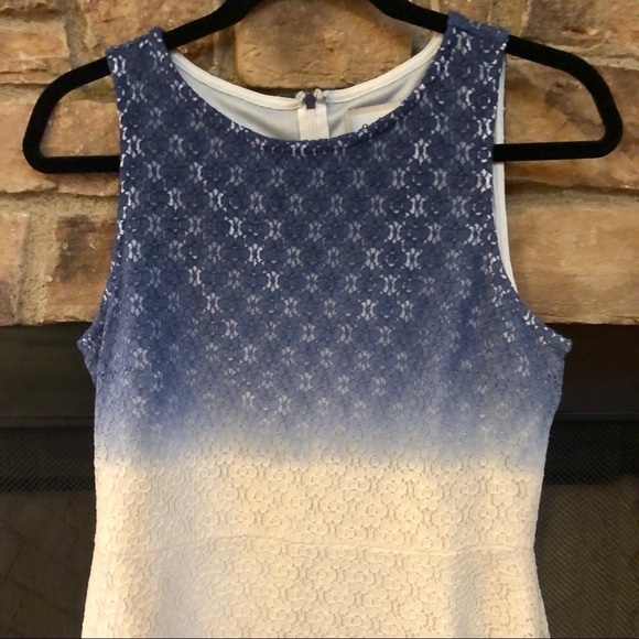 Blue and white ombre lace sundress. Size 8 - Picture 3 of 8